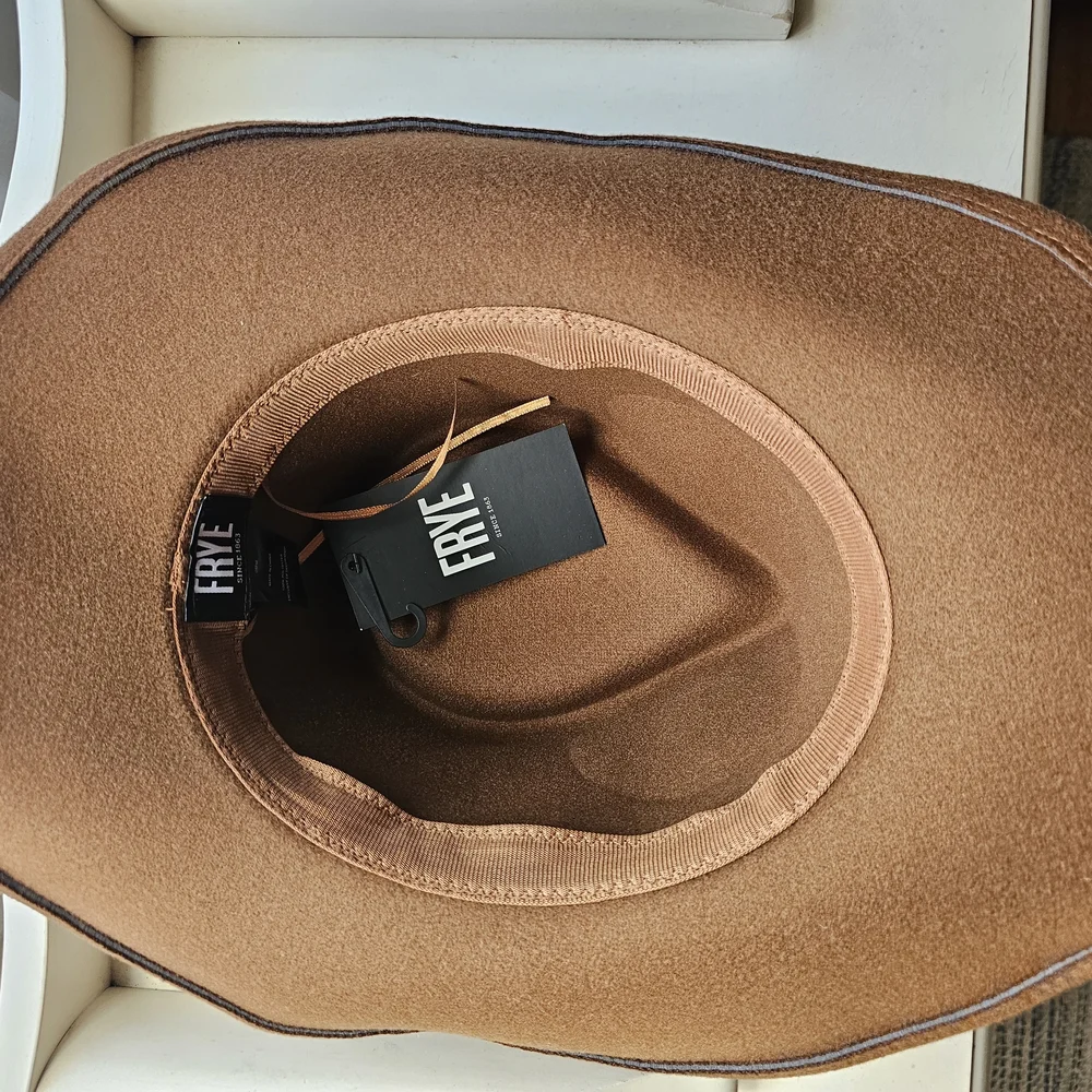 Frye Tan Felt Hat - Picture 4 of 4